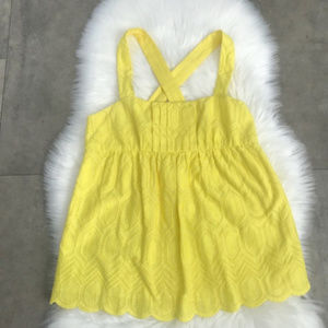 Diane Von Furstenberg yellow blouse tank!